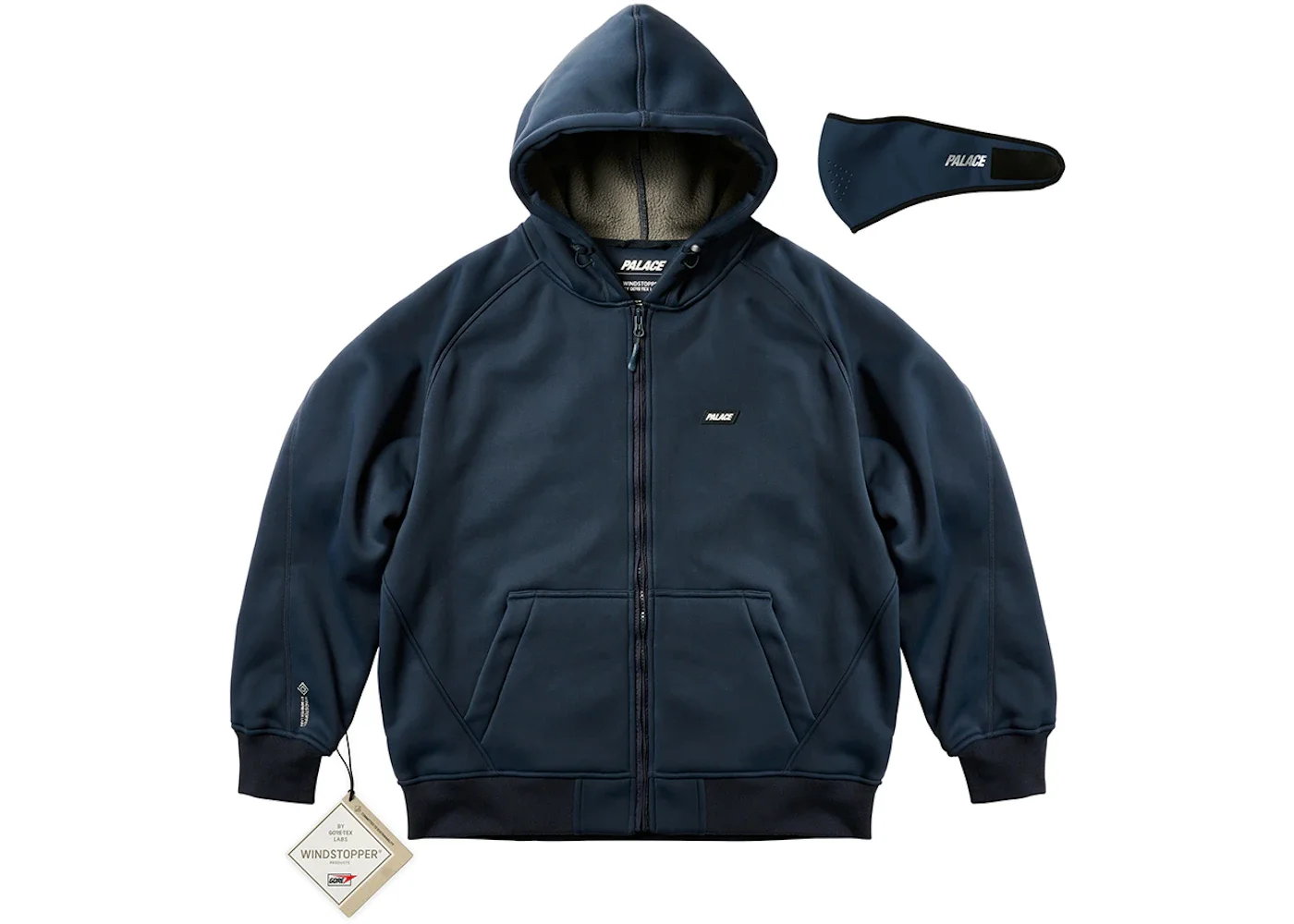 Palace Gore-Tex Windstopper Bonded Jacket Navy - 1