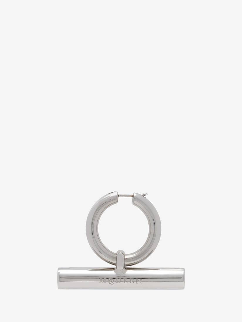 T-Bar Hoop Earrings - 3