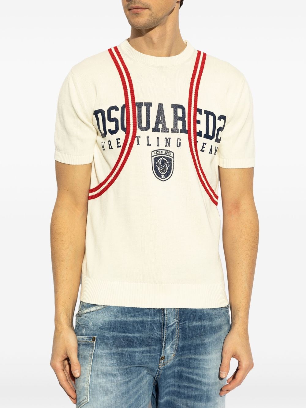 logo-print T-shirt - 3