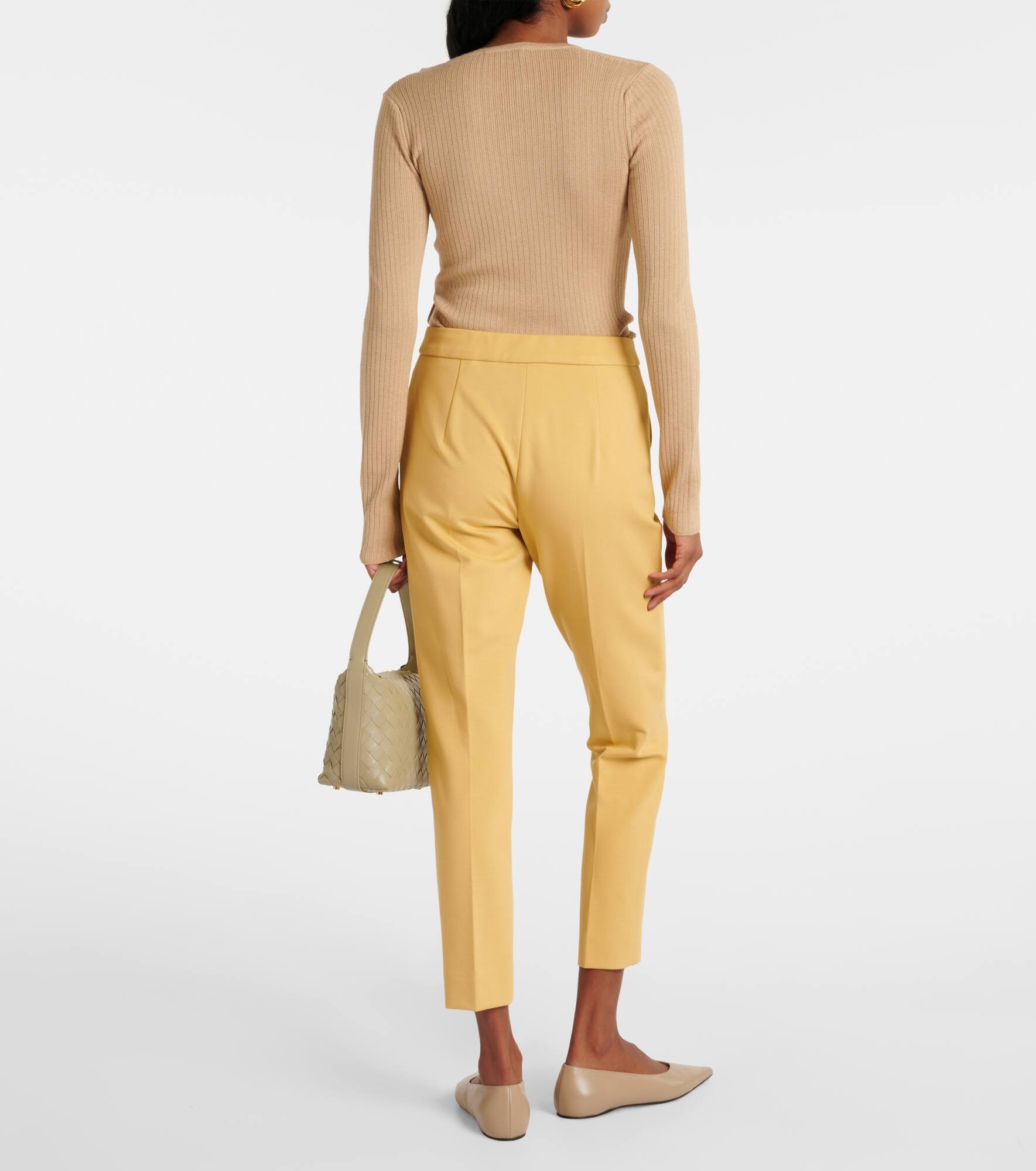 Pegno cropped jersey slim pants - 3