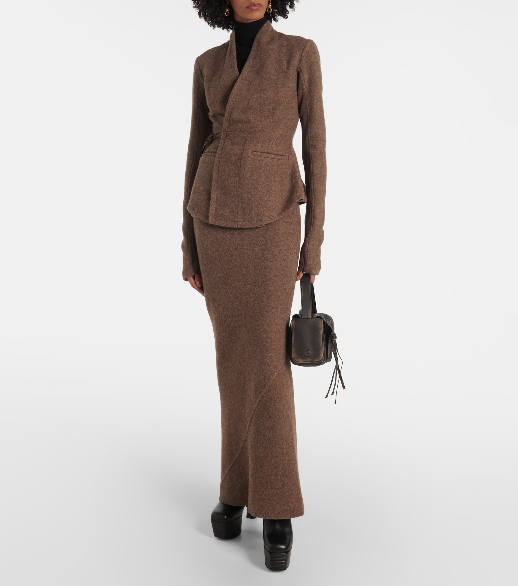 Hollywood wool wrap jacket - 2