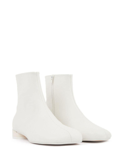 MM6 Maison Margiela Anatomic 30mm leather ankle boots outlook