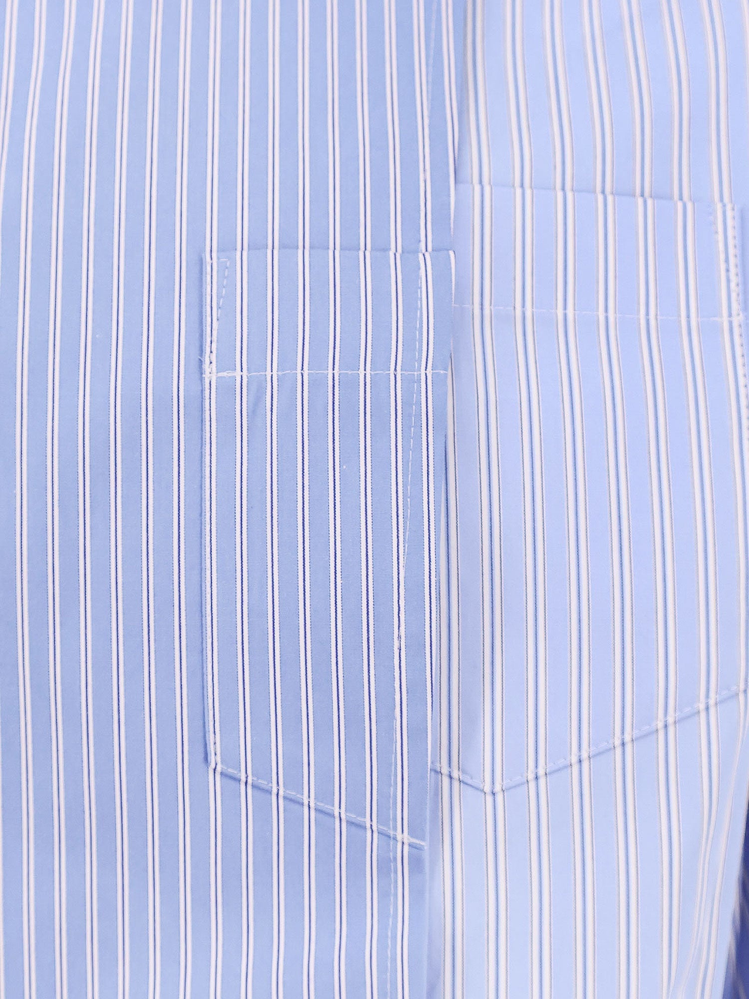 Sacai Striped Cotton Popeline Shirt - 3