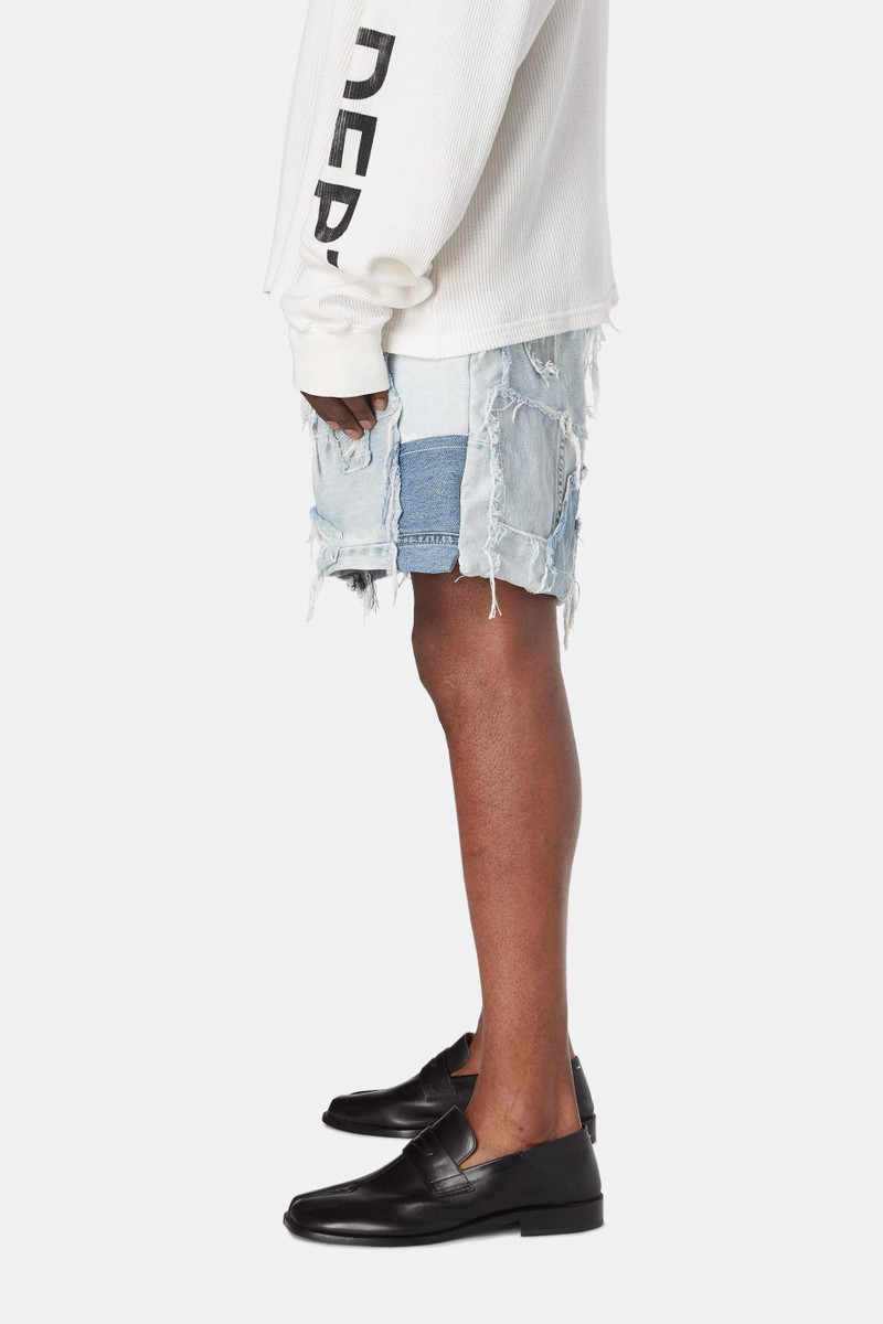 PATCHWORK DENIM ZUMA SHORTS 10