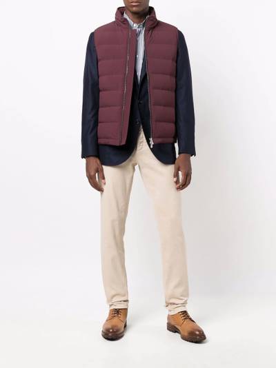 Brunello Cucinelli quilted padded gilet outlook