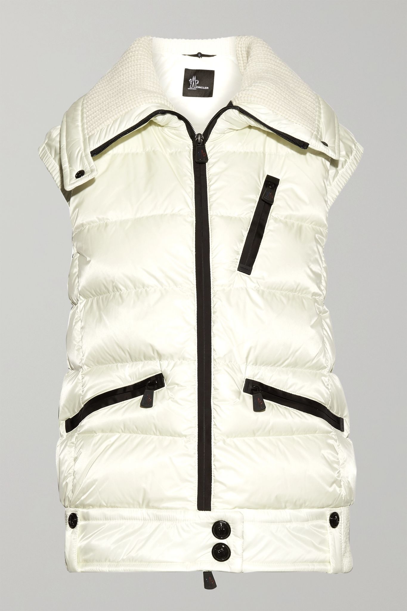 Les Bains quilted down vest - 1