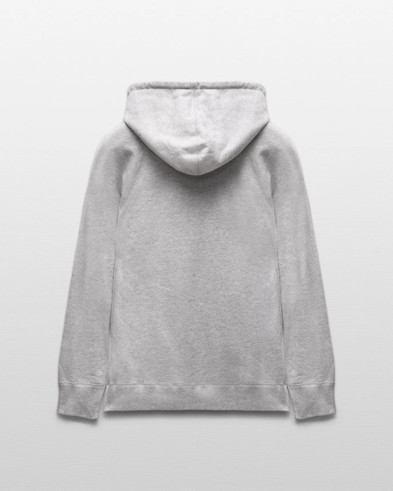 Midweight Terry Slim Hoodie Heather Grey - 3