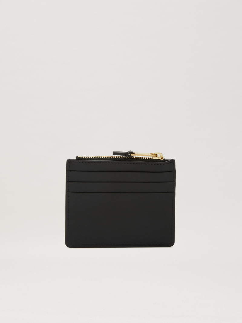 Palm Angels Monogram Leather Card Holder outlook