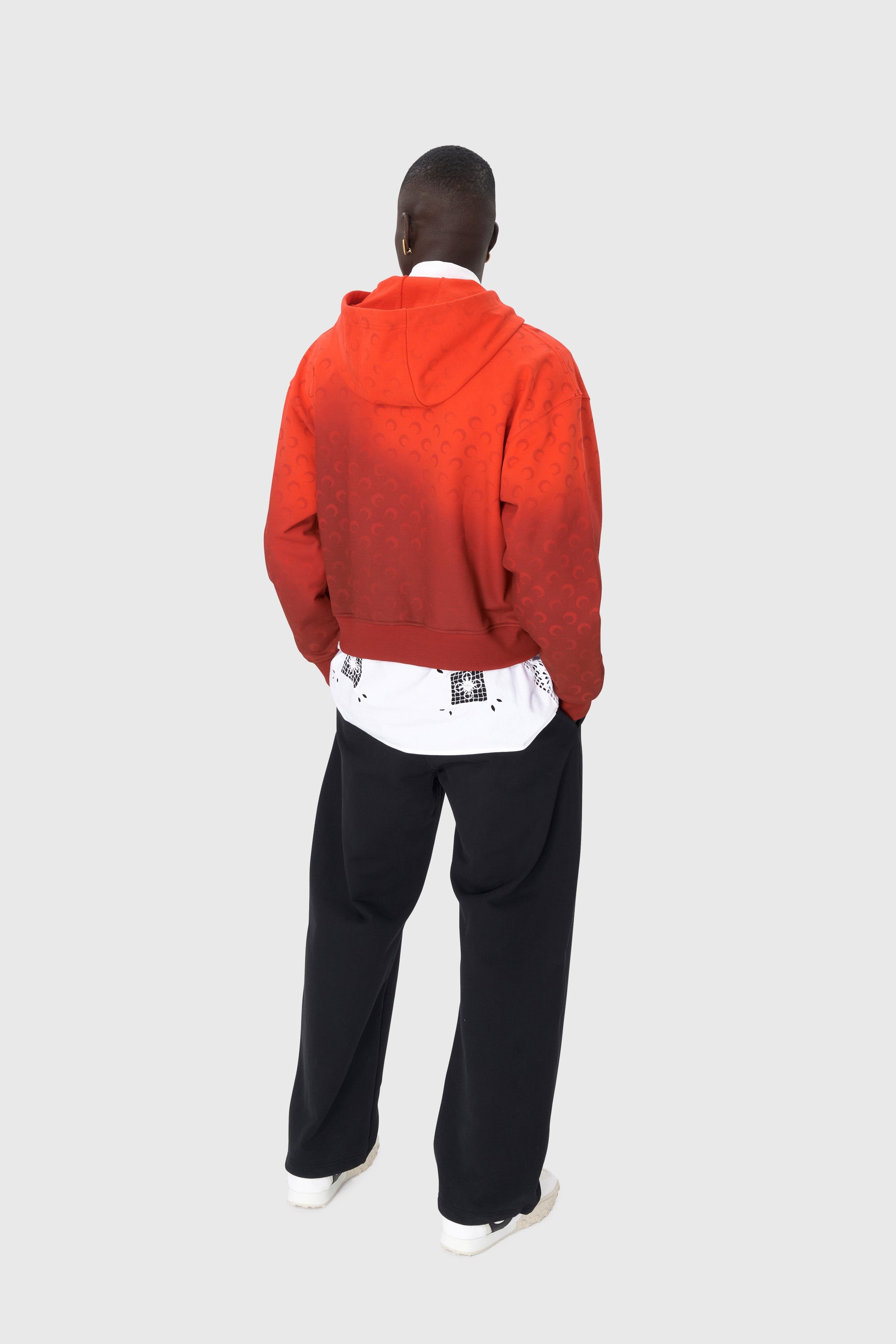 Moon Faded Fleece Zipped Hoodie - 3
