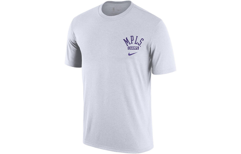 Nike Courtside City Edition Los Angeles Lakers Tee 'Grey' DA7289-100 - 1