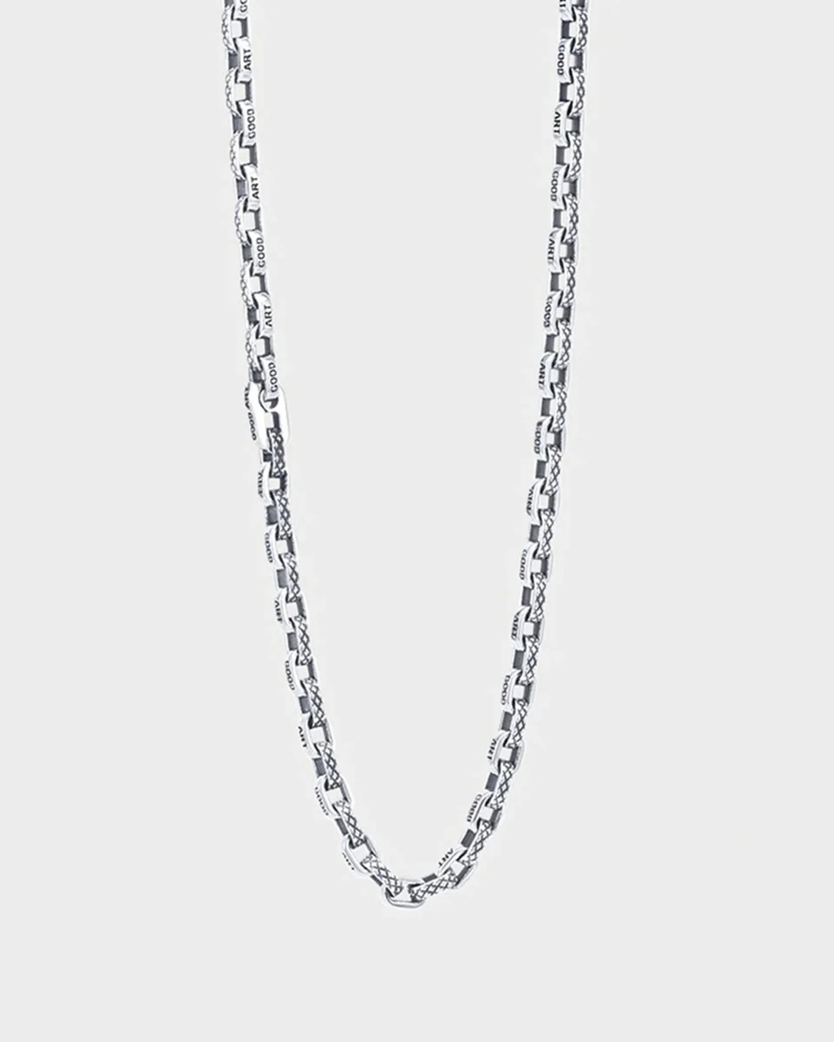 GOOD ART HLYWD PEQUEÑO CHAIN GOOSEBUMPS AT 21" - STERLING SILVER - 1