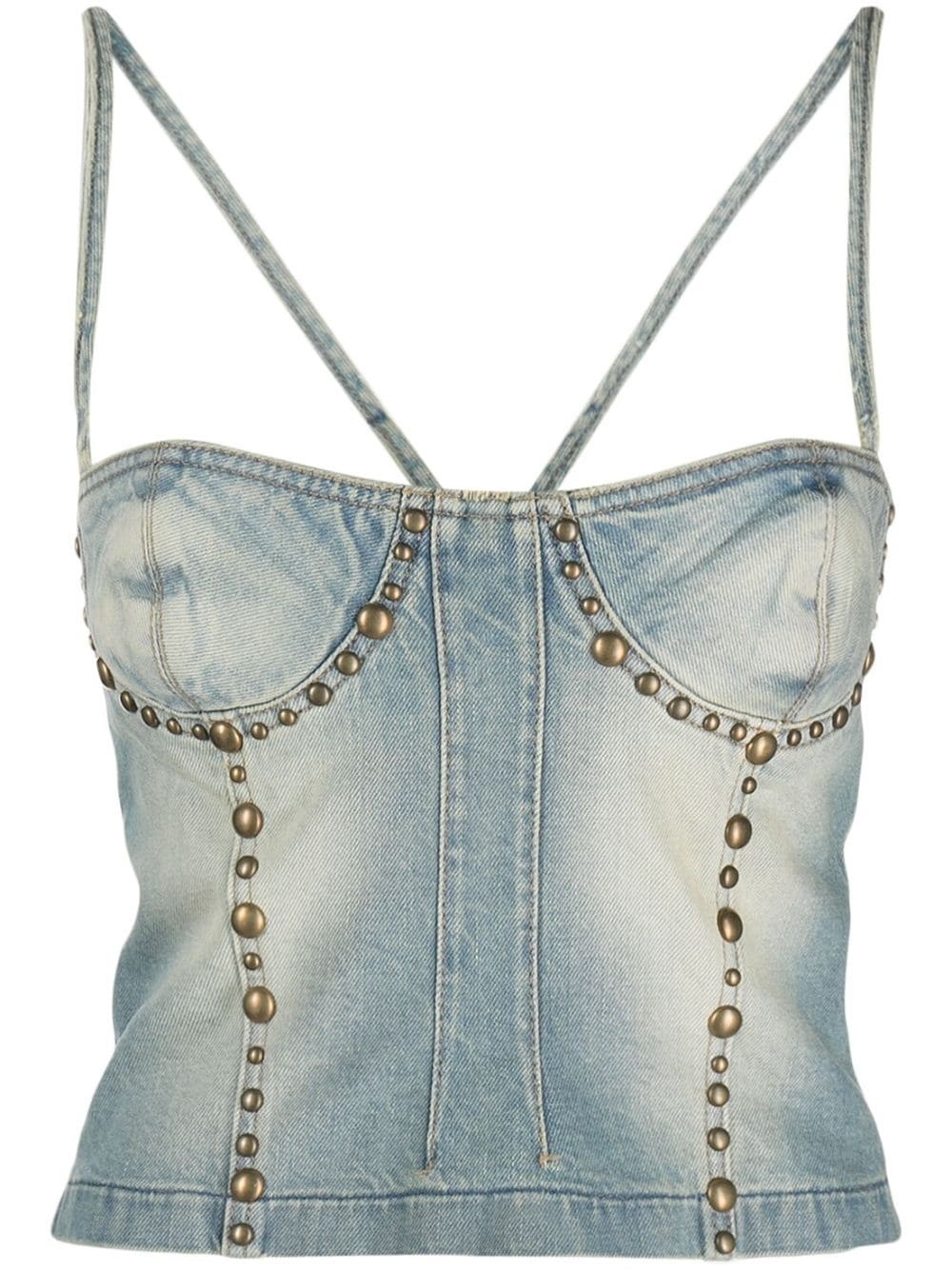 Jean denim tank top - 1