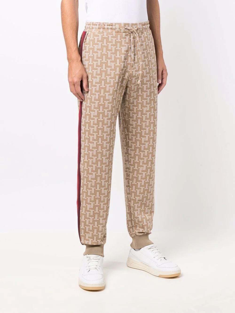 monogram-print track pants - 3