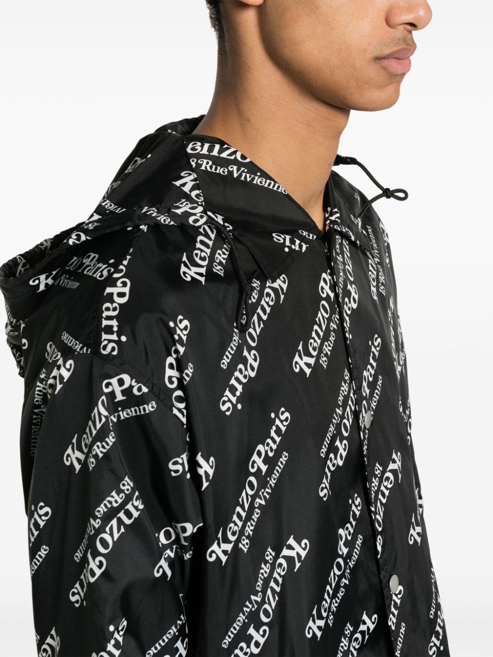 x Verdy logo-print hooded windbreaker - 5