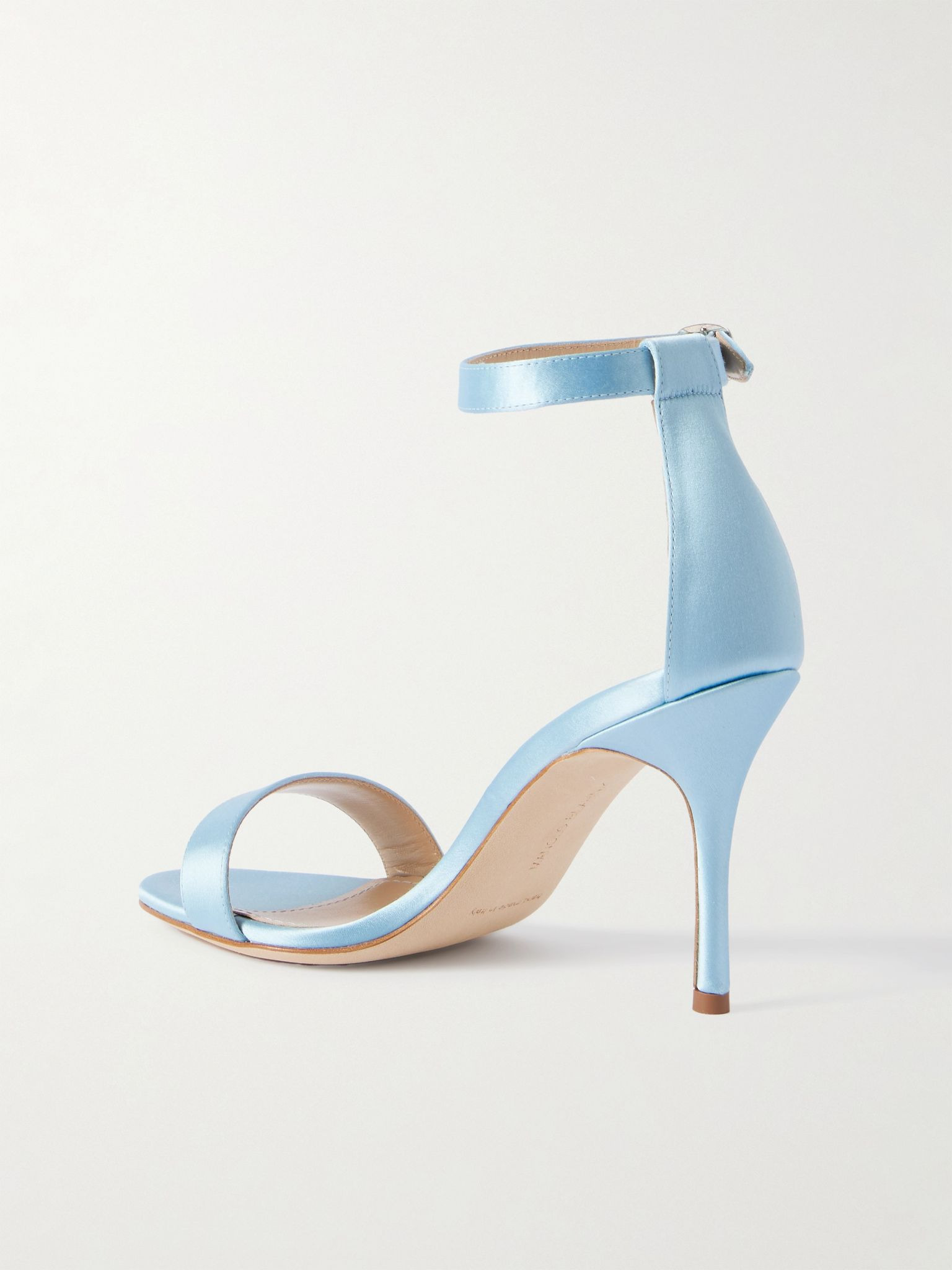 Chaos 90 satin sandals Light blue - 3