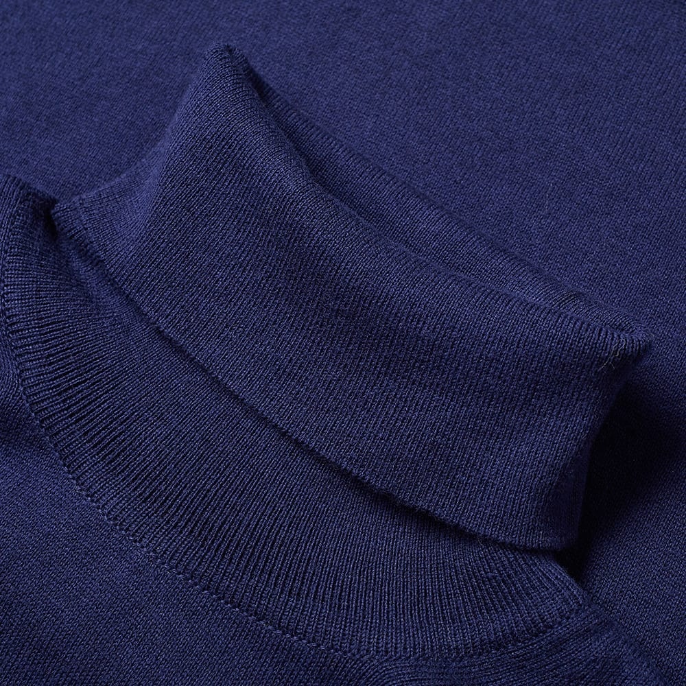 Maison Margiela 14 Suede Elbow Patch Roll Neck Knit - 5