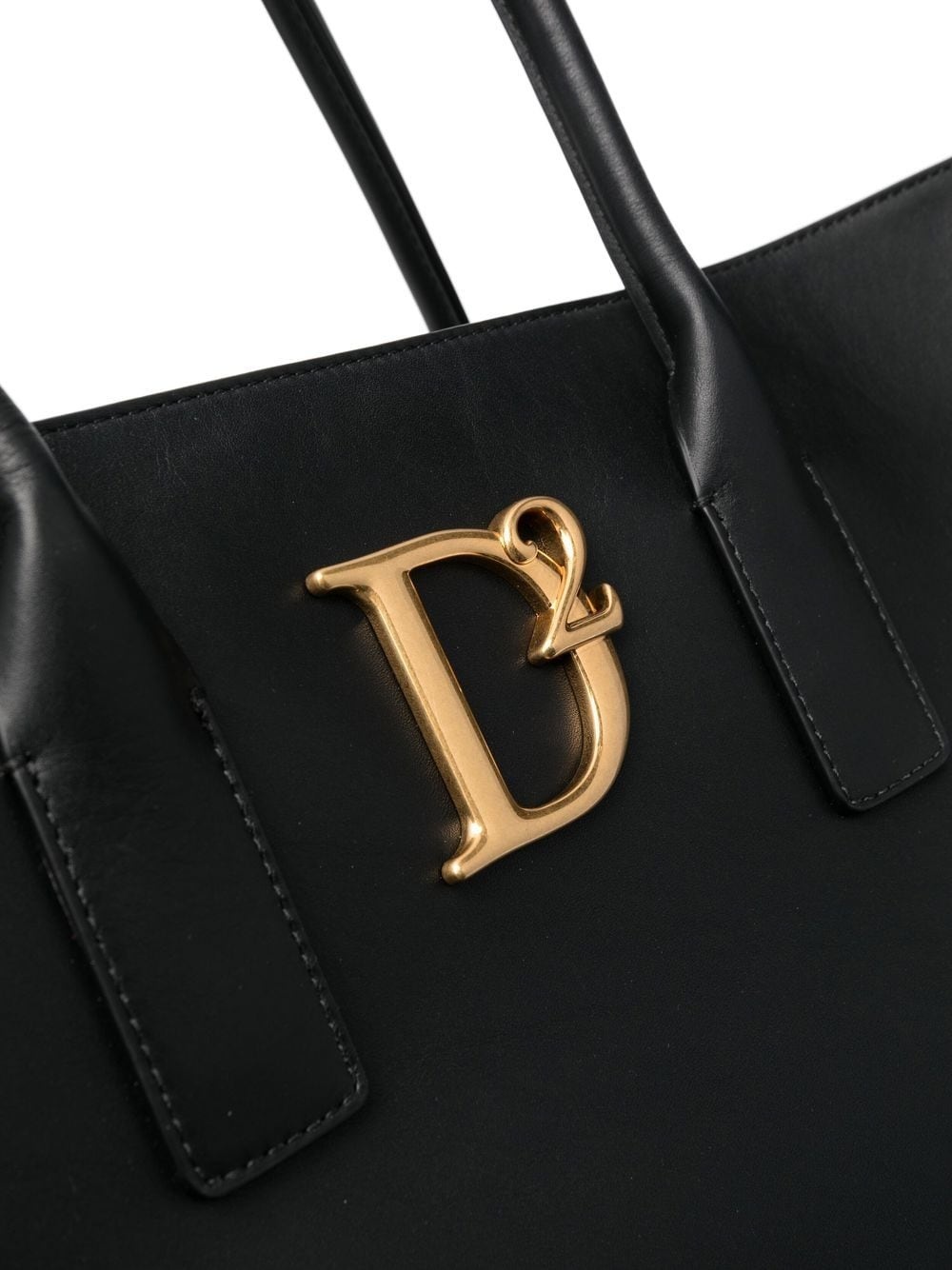 logo-plaque detail tote bag - 4