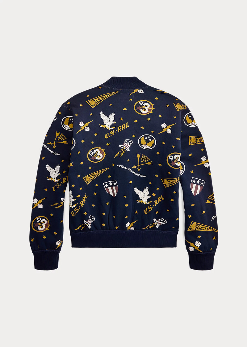 RRL by Ralph Lauren Fleece Graphic Jacket outlook