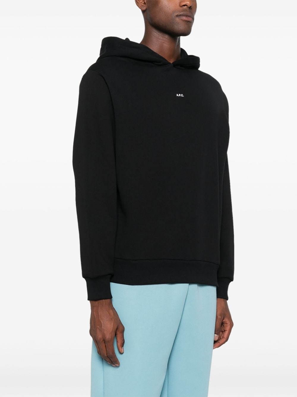 logo-print hoodie - 3