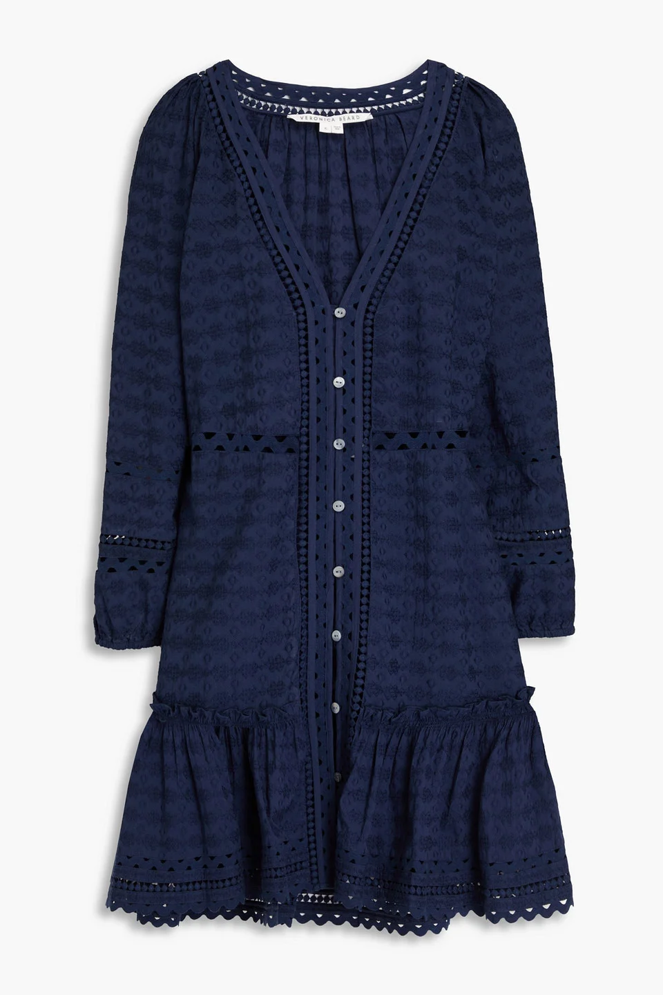 Daeja embroidered cotton mini dress - 1