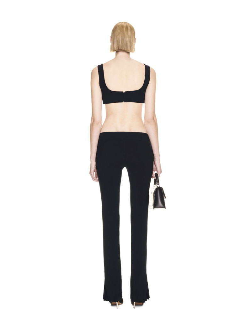 Stretch Wo Belt Slim Pant Cobalt Blue N 4
