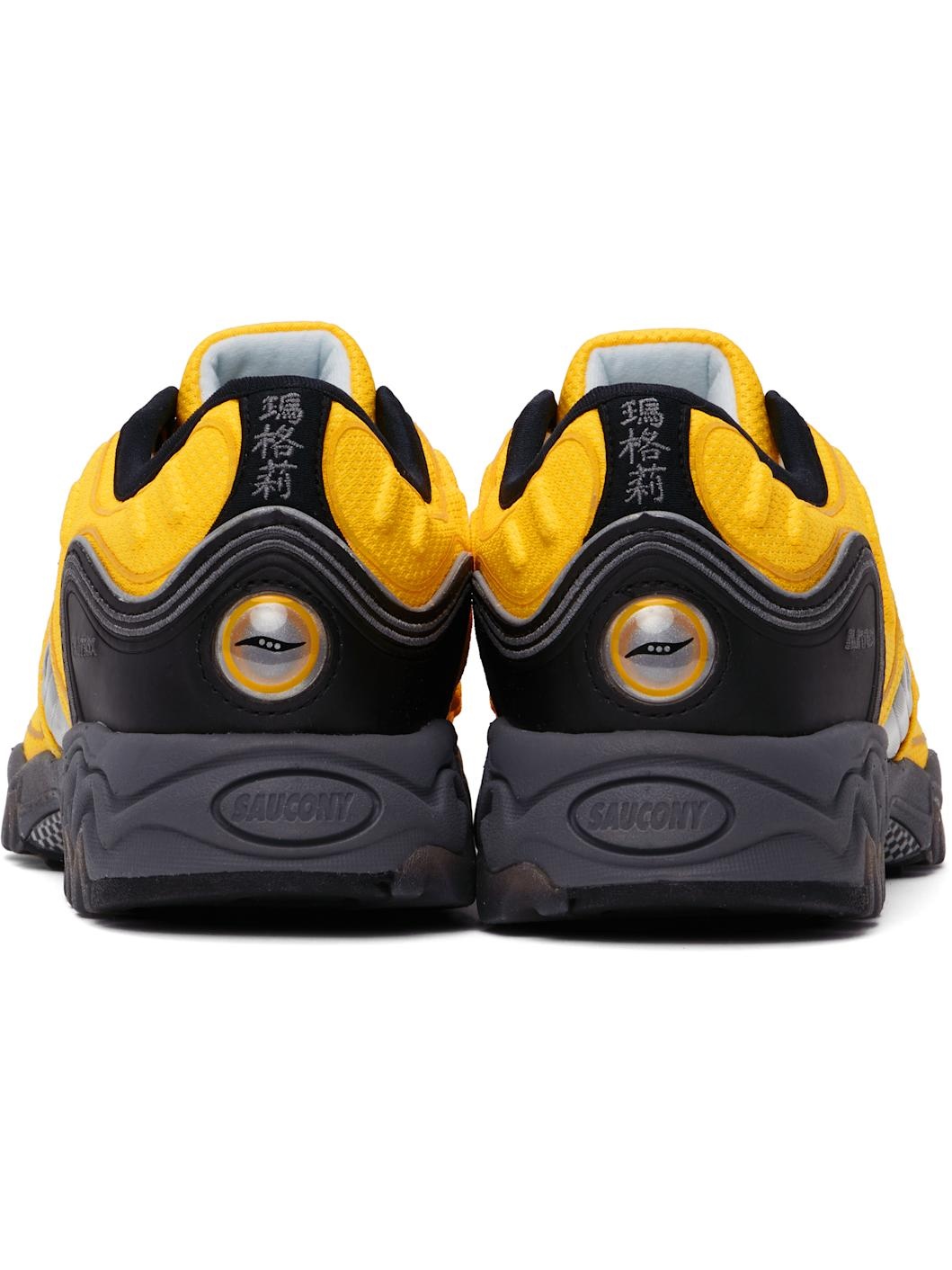 Yellow & Black Matrix Sneakers - 2