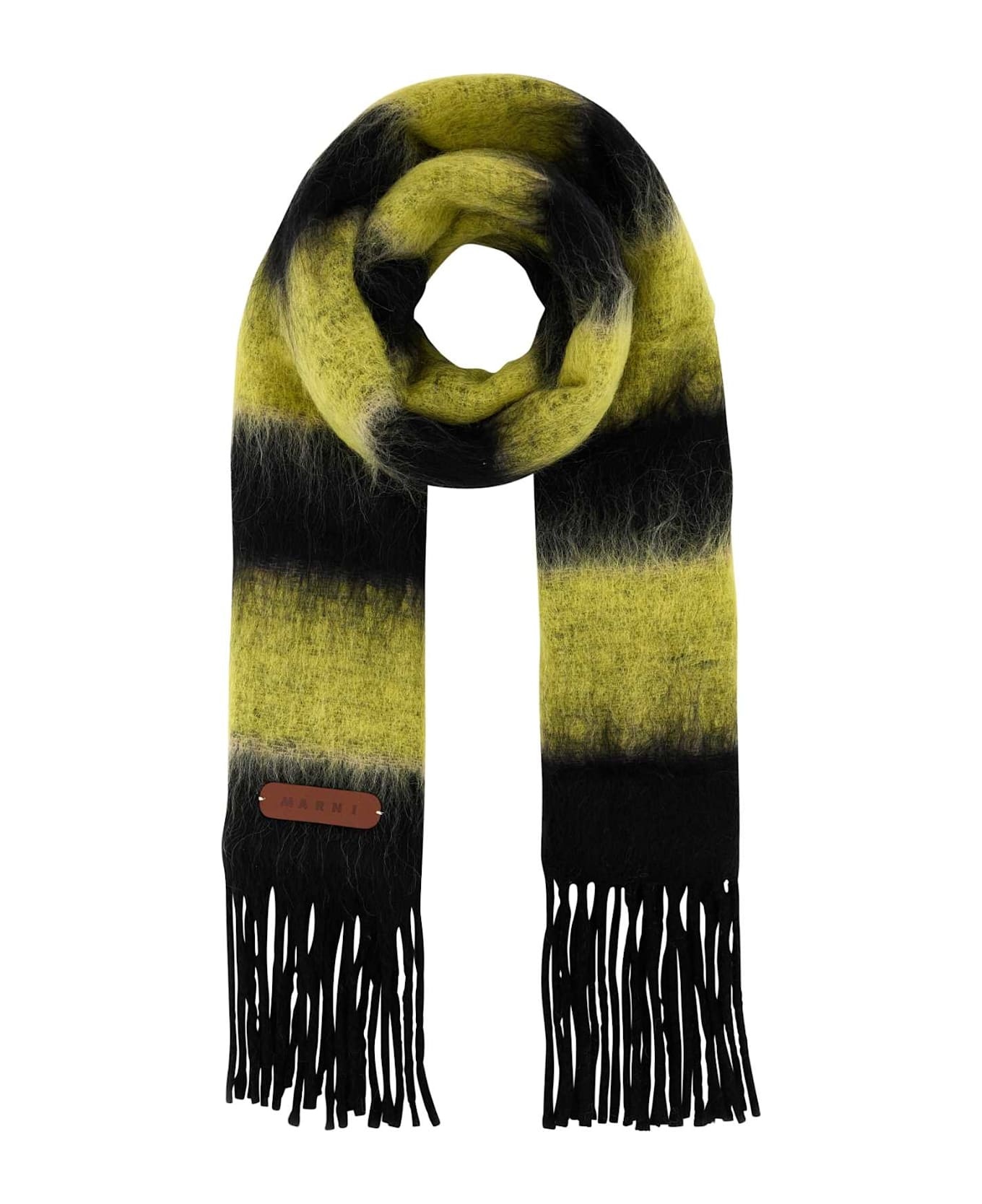 Multicolor Wool Blend Scarf - 1