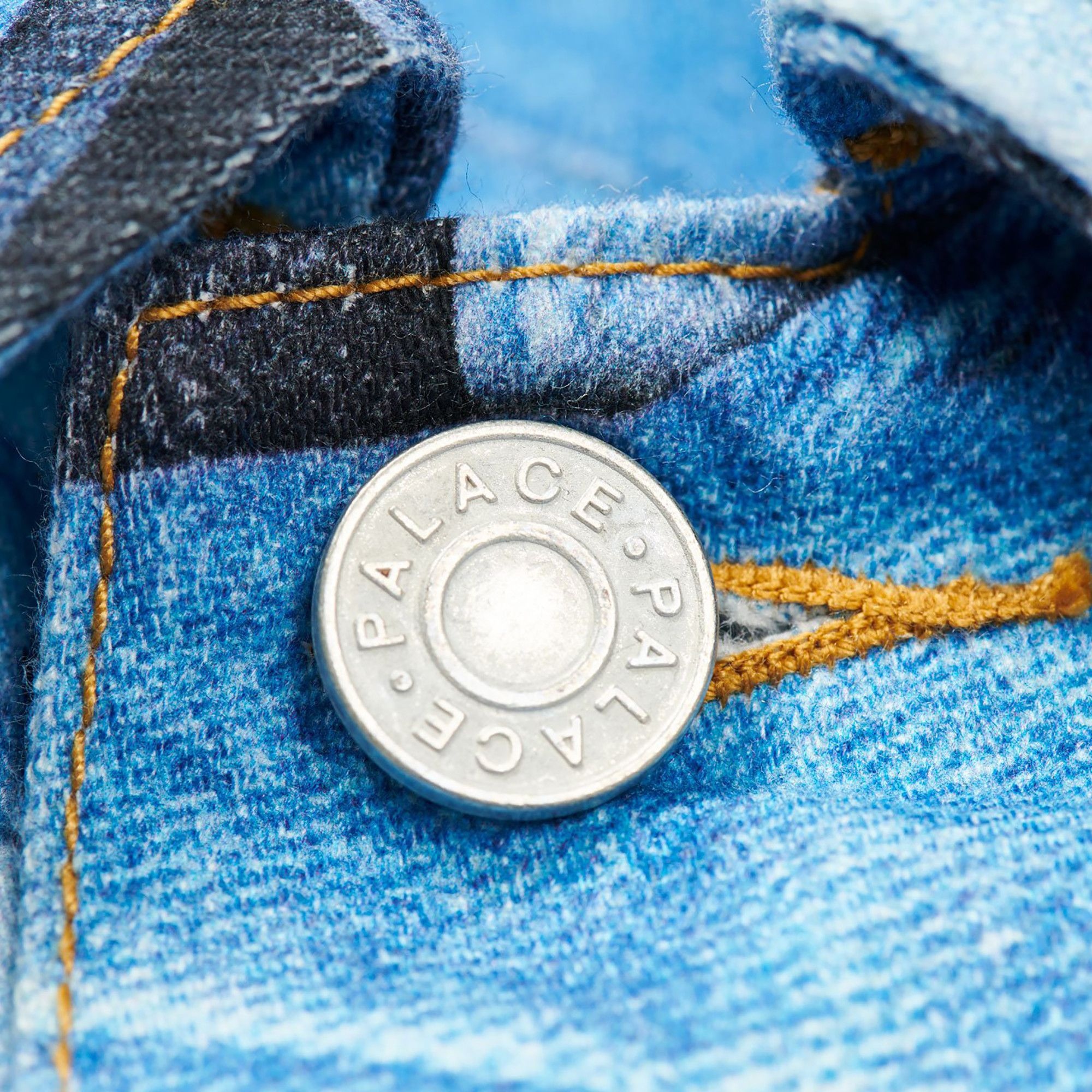 Palace Double Denim Jacket 'Blue' - 3