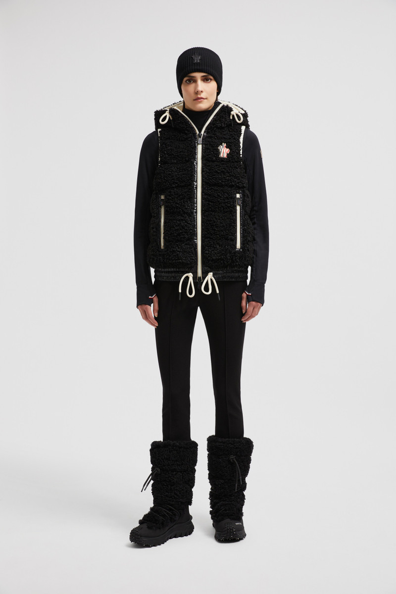 Moncler Padded Teddy Zip-Up Vest outlook
