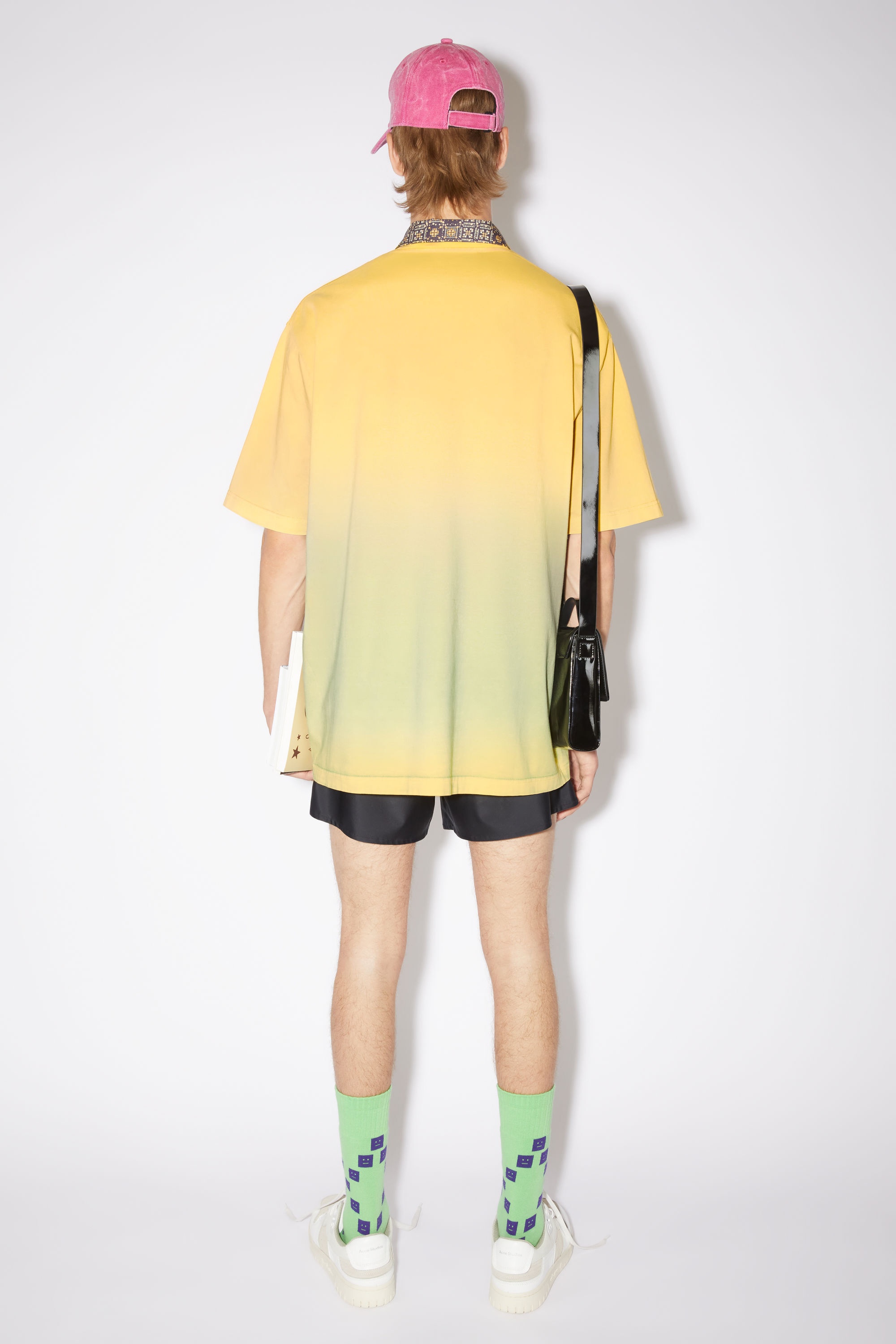 Screen print t-shirt - Yellow/brown - 3