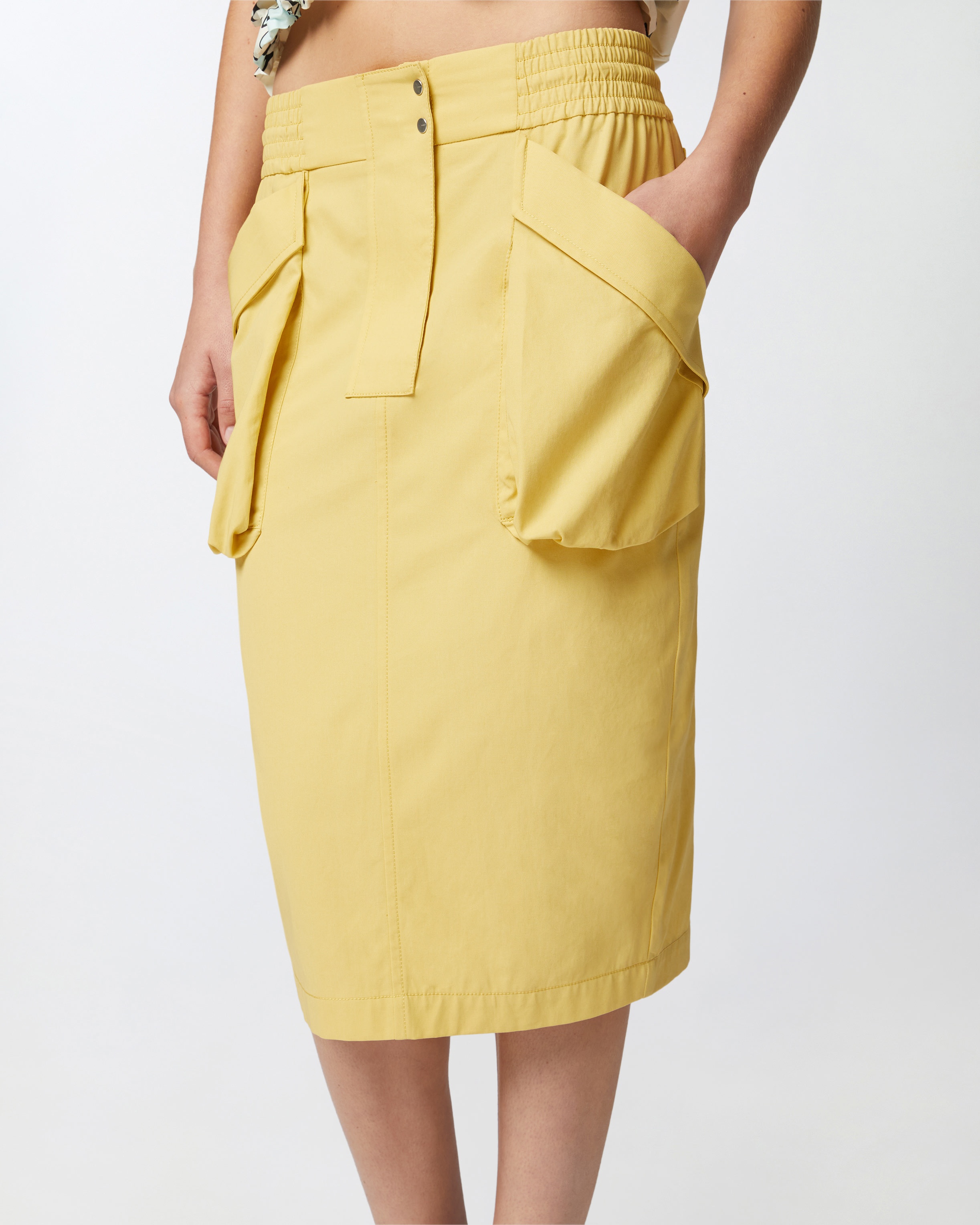 PENCIL SKIRT WITH MAXI POCKETS - 5