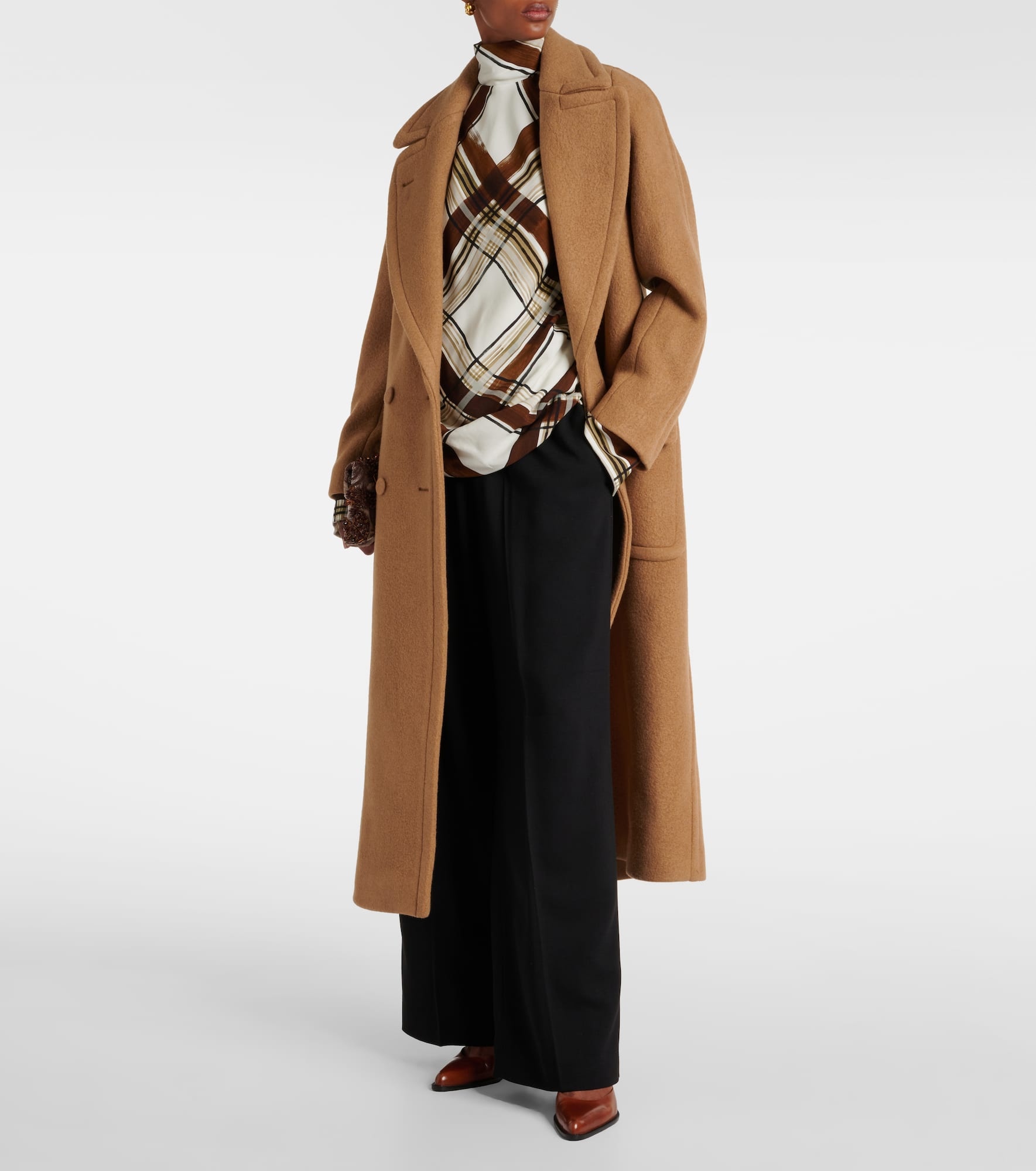 Wool straight pants - 2