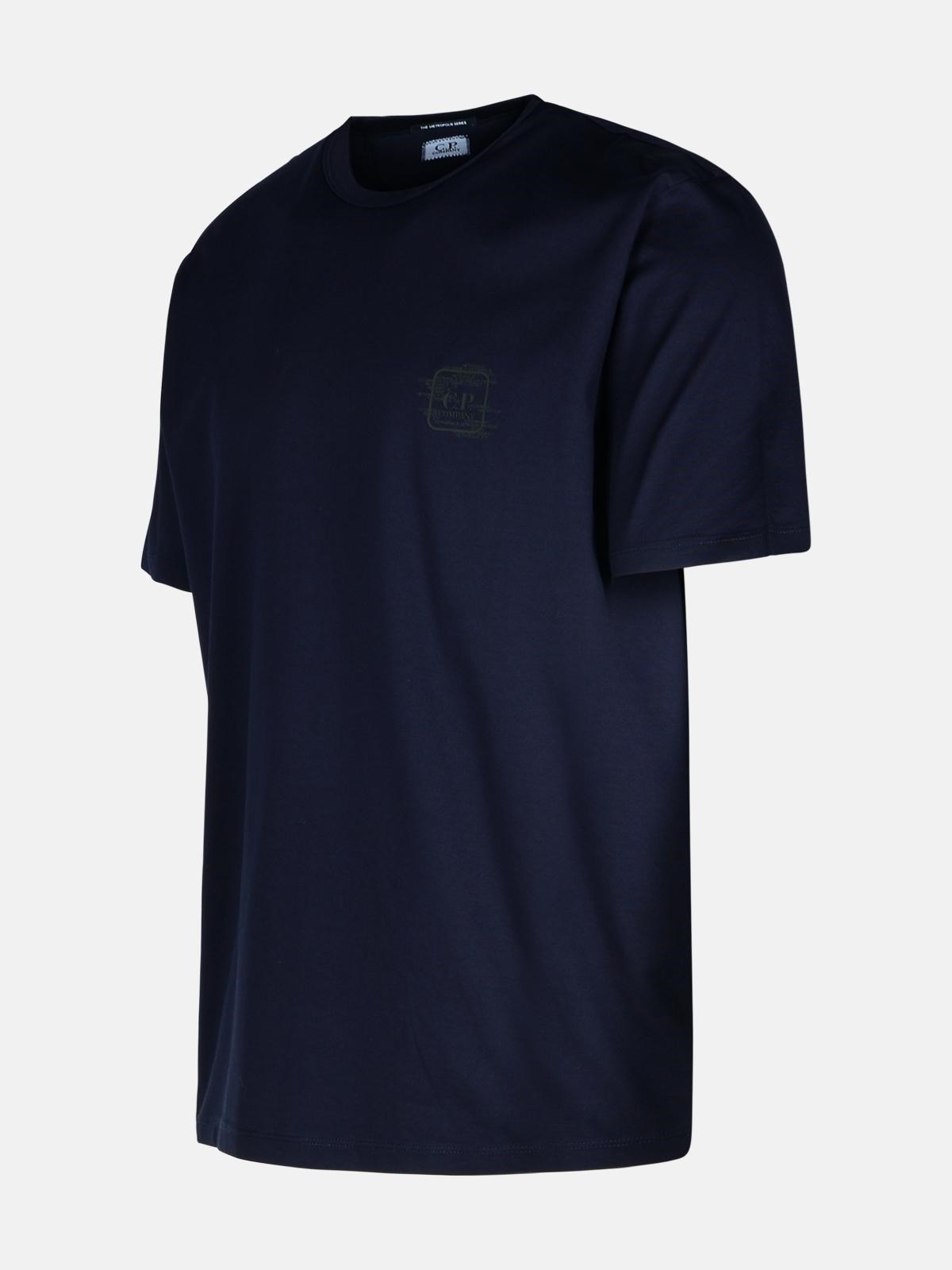 BLUE COTTON T-SHIRT - 2