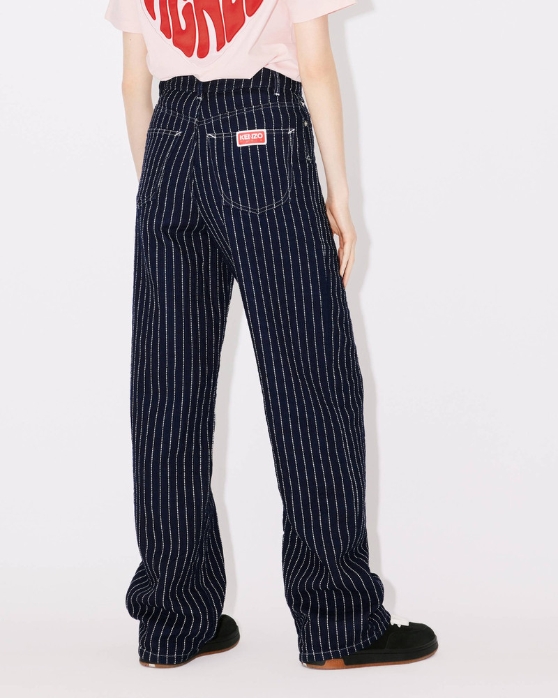 'KENZO Sashiko Stitch' wide-leg jeans 5