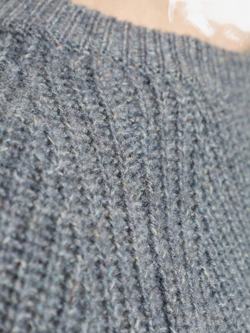 ribbed raglan-sleeve sweater 5