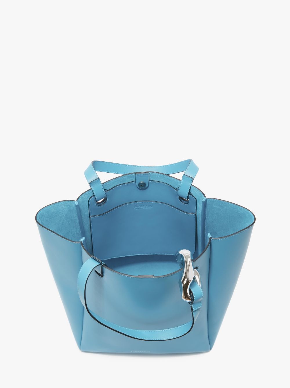 CHAIN CABAS - LEATHER TOP HANDLE BAG - 3