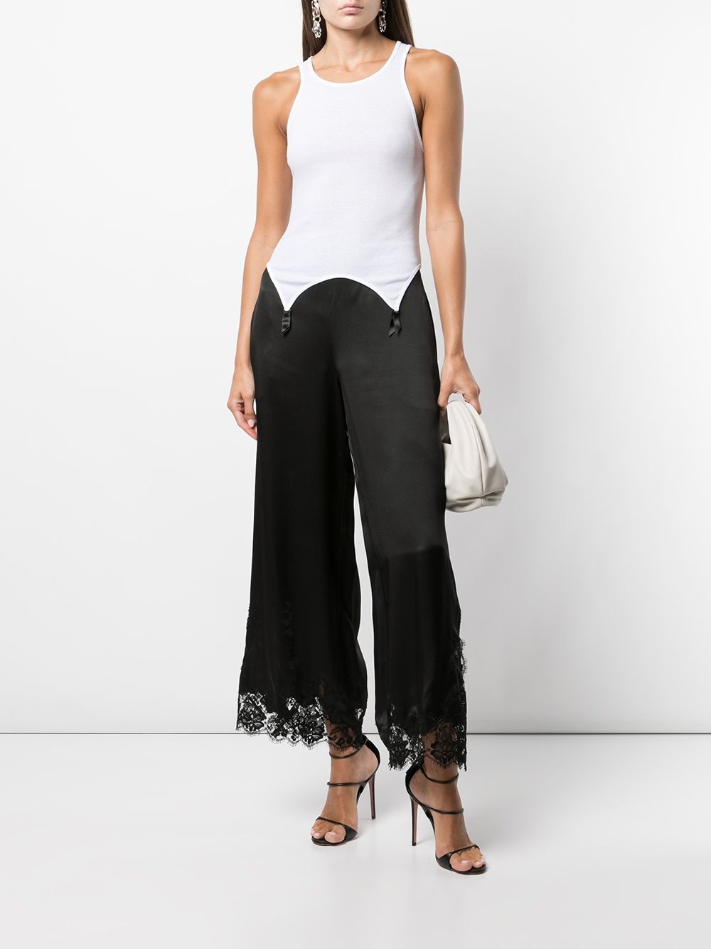 ribbed garter tank top - 2