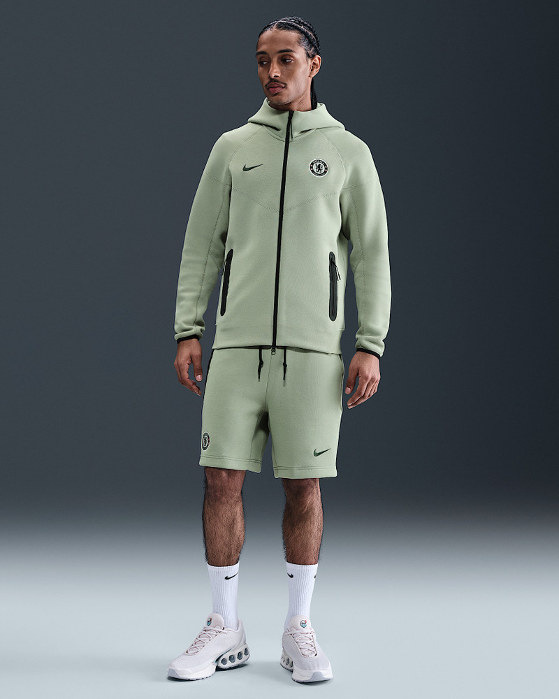 Chelsea FC Tech Windrunner Men's Nike Soccer Fleece Full-Zip Hoodie 4