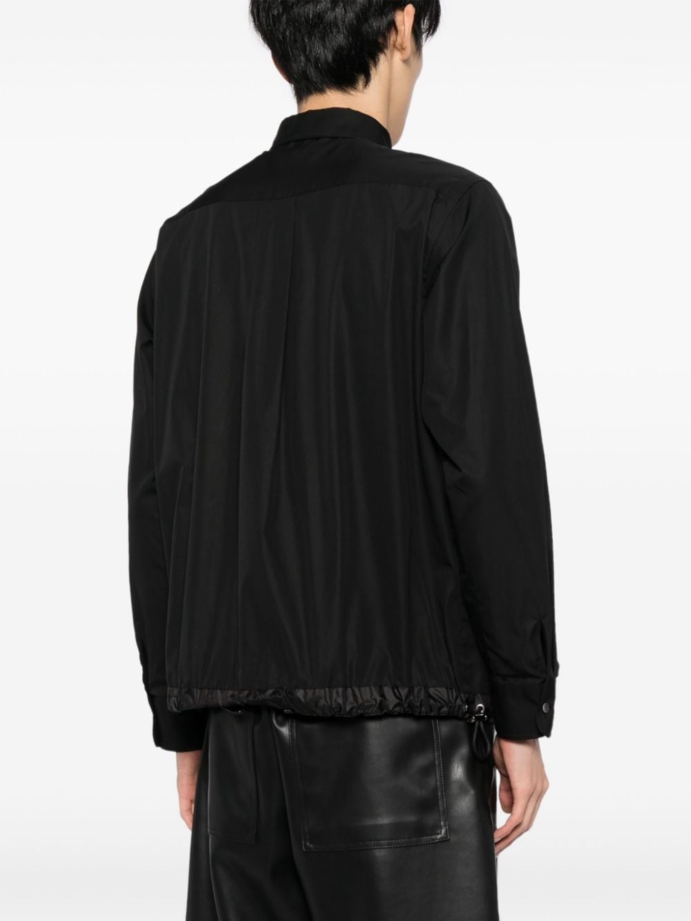 embroidered logo long-sleeved shirt - 4