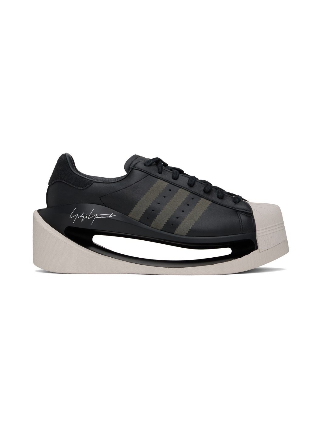 Black Gendo Superstar Sneakers - 1