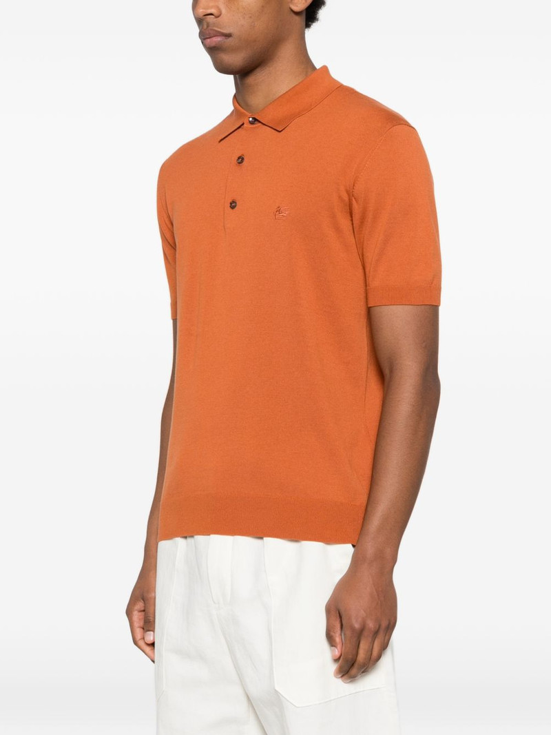 logo-embroidered polo shirt 3
