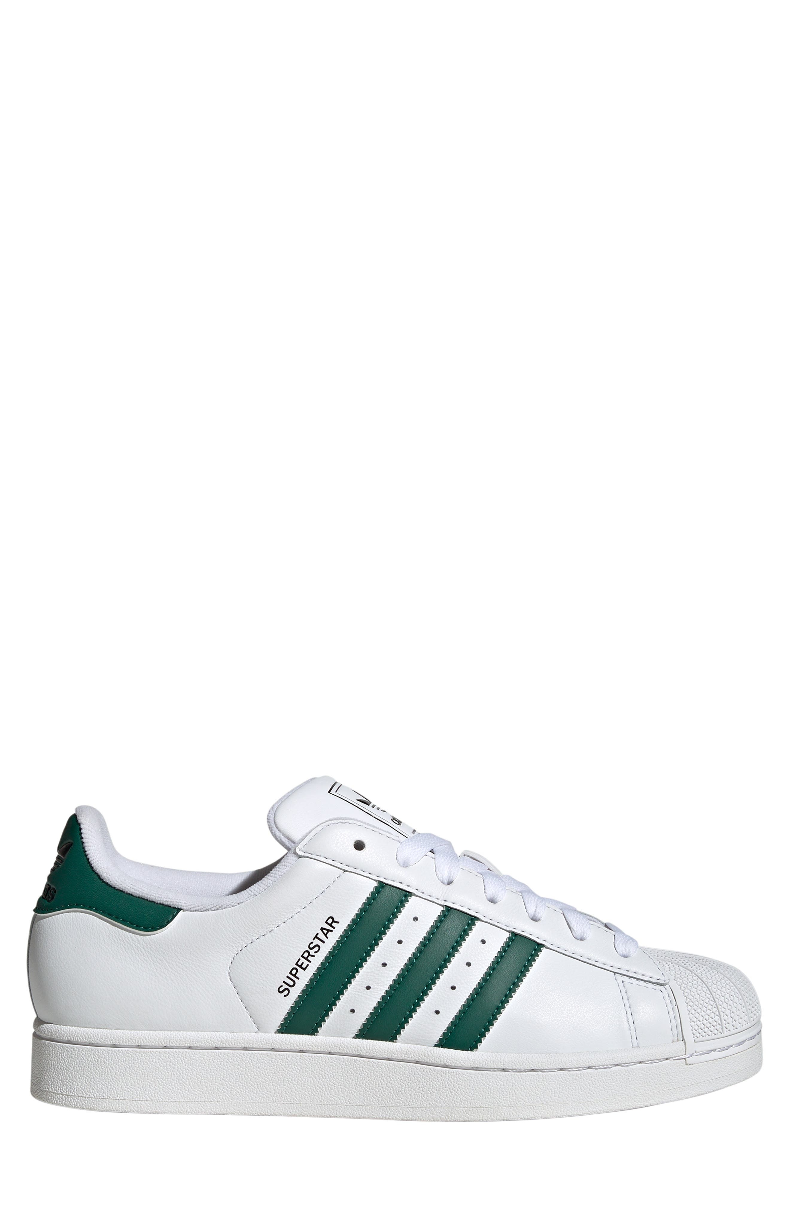 adidas Gender Inclusive Superstar II Sneaker in White/collegiate Green/black at Nordstrom - 3
