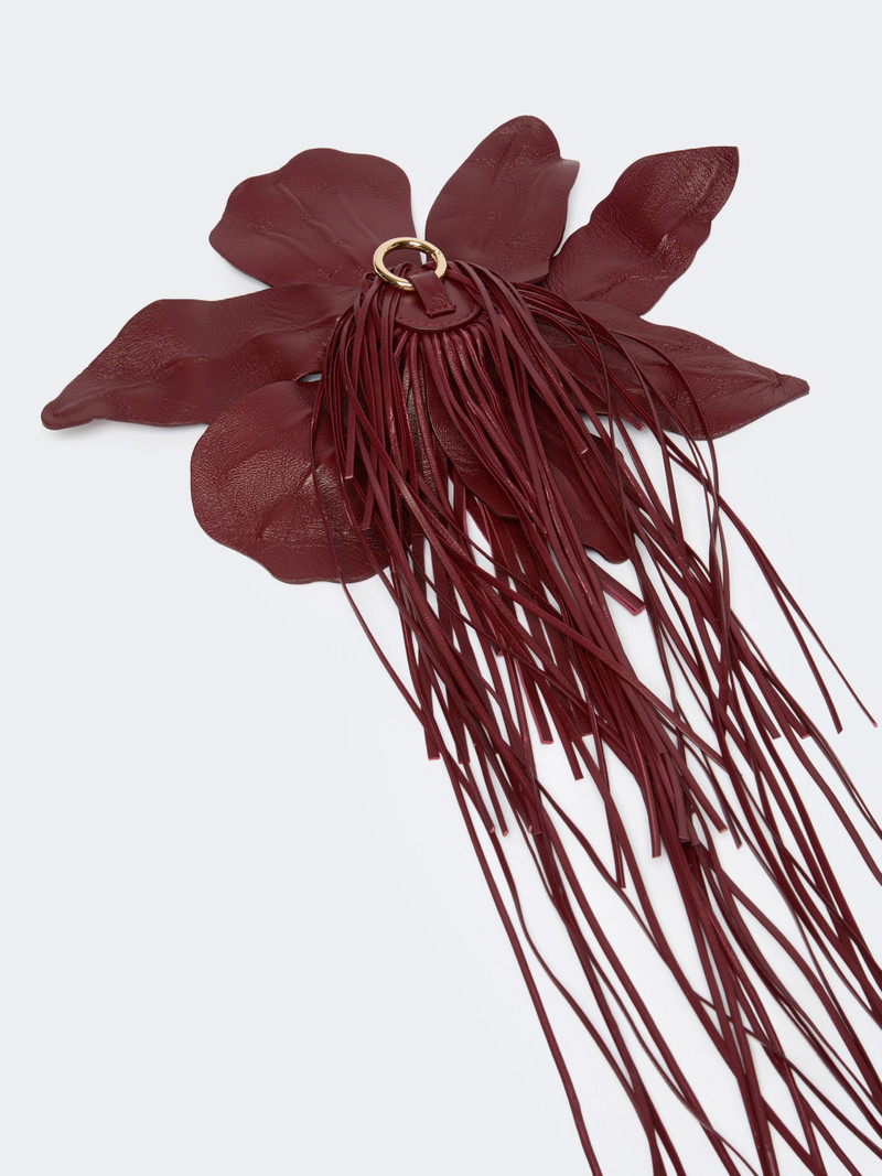 BRUNO Nappa leather hobo bag - BORDEAUX 4