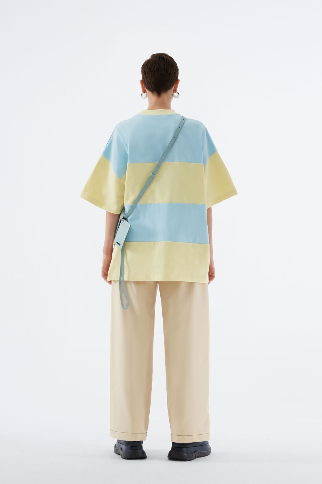 AZURE & CREAM OVER T-SHIRT - 5