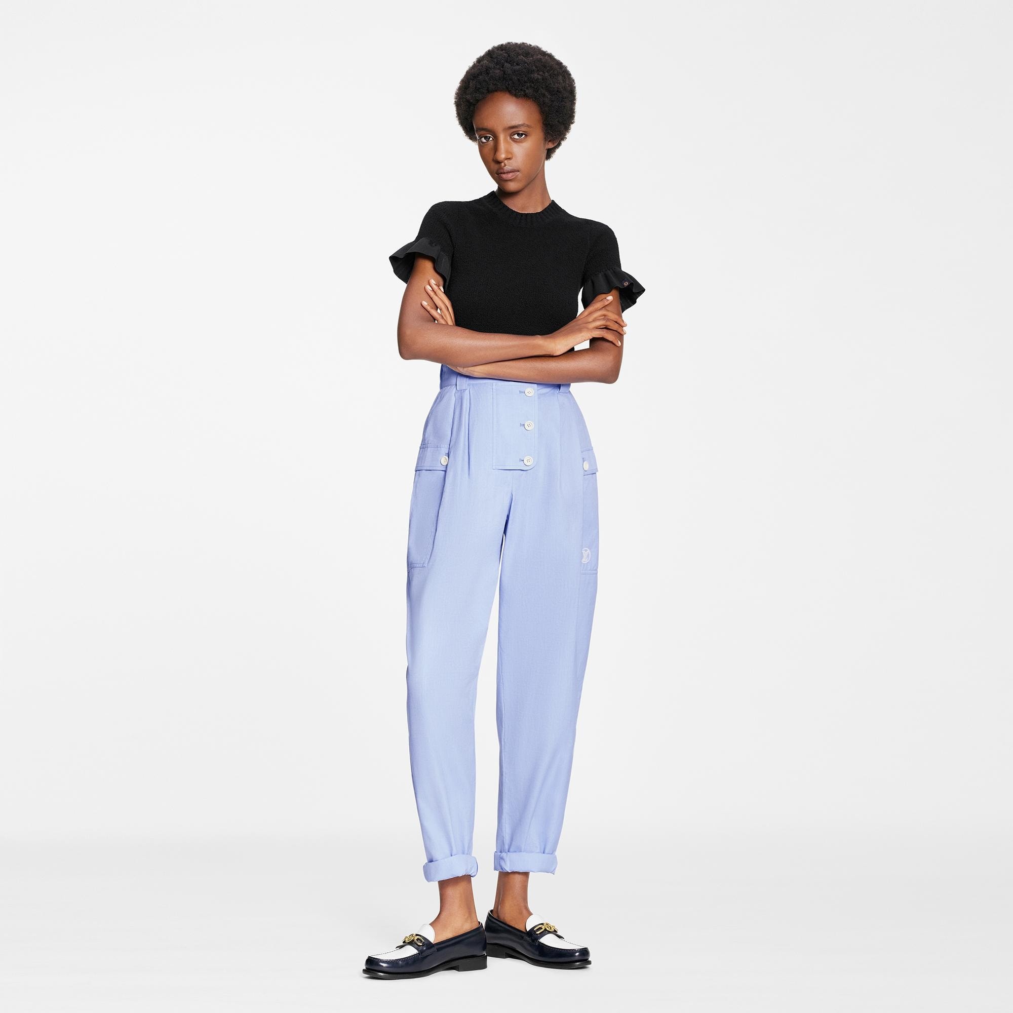 Sporty Tailored Carrot Pants - 2