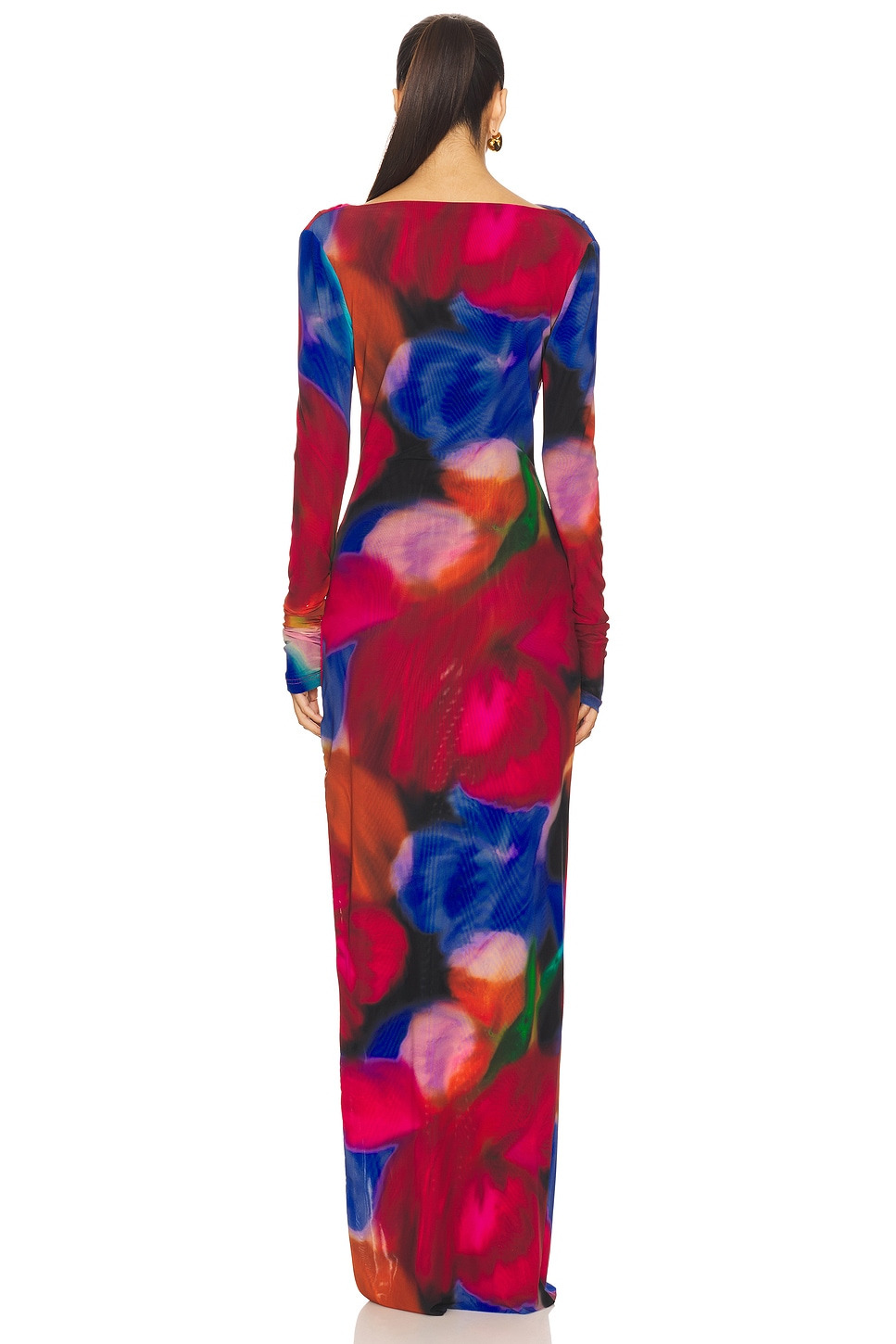 Cabaret Roses Maxi Dress - 4