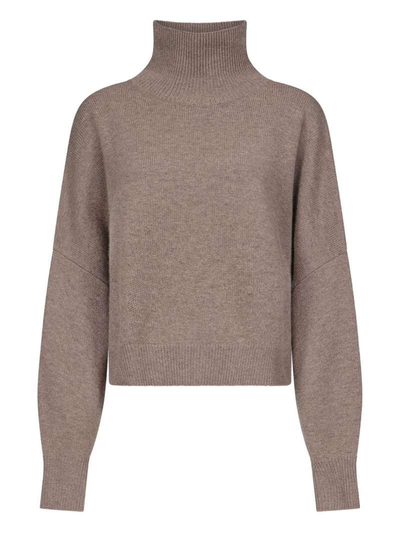 Luke ribbed-collar wool sweater 1