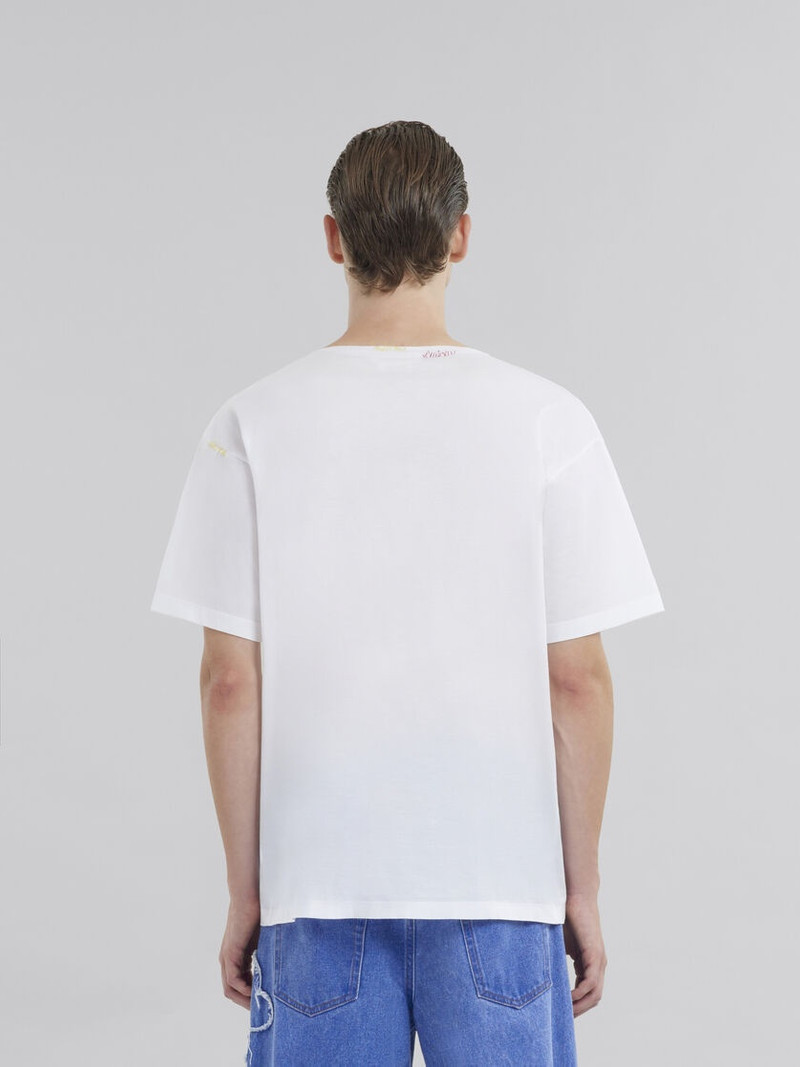 WHITE ORGANIC COTTON T-SHIRT 3