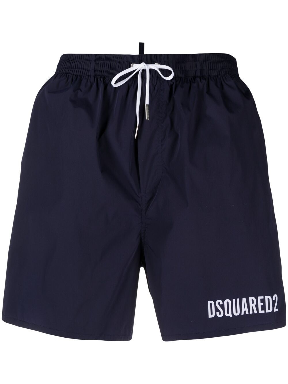 logo-print swim shorts - 1