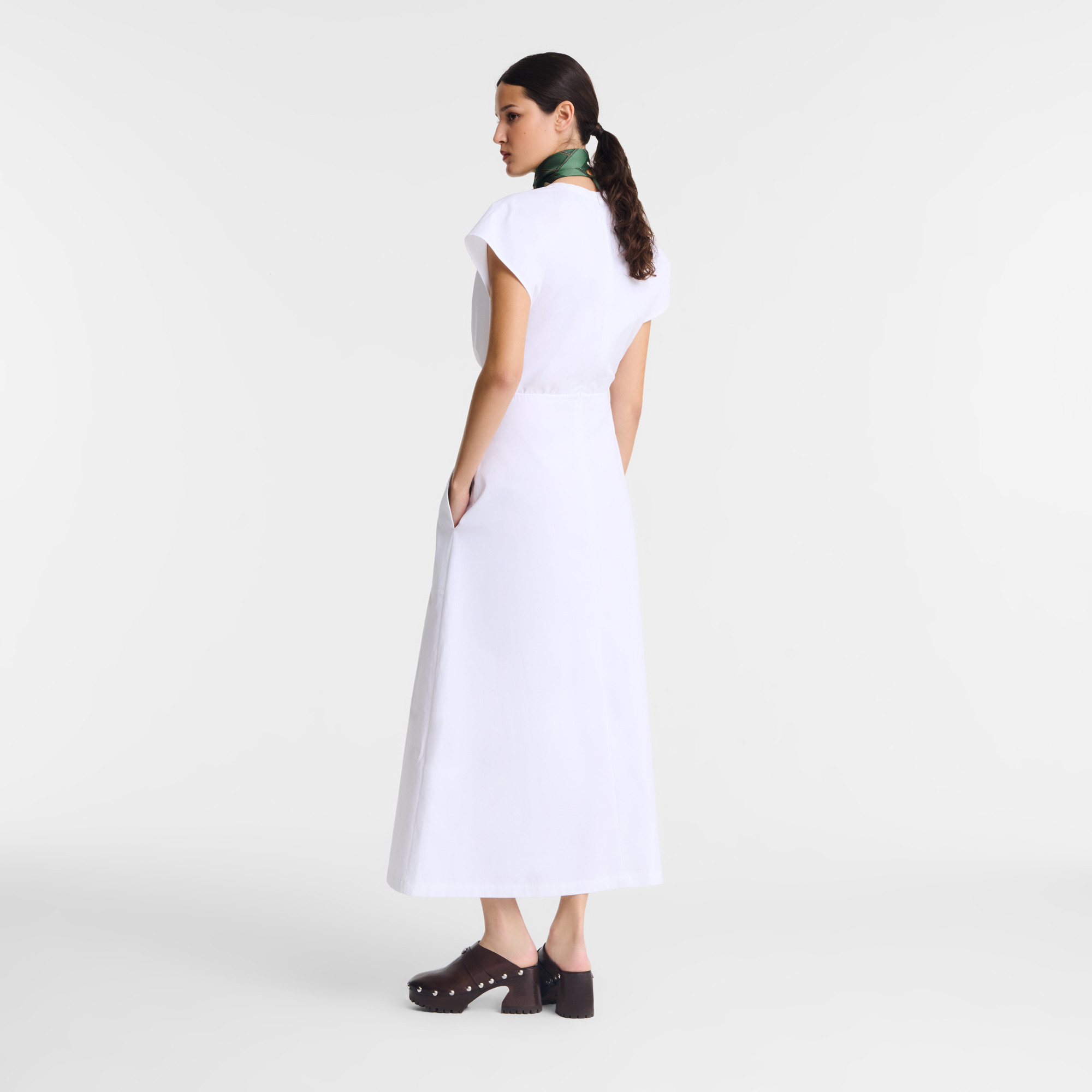 Dress White - Popelin - 3